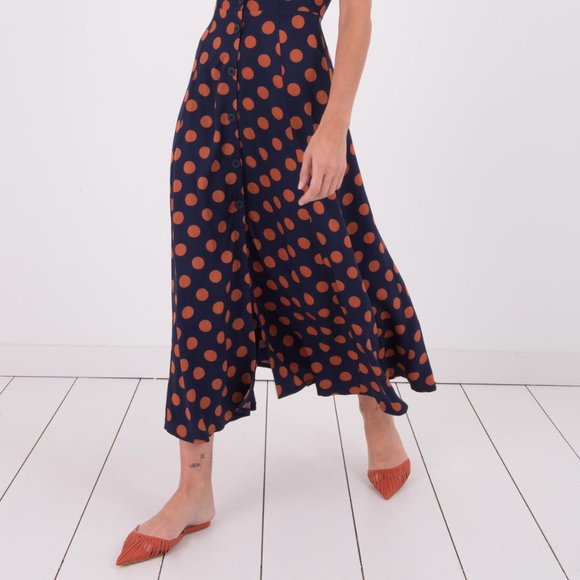 BSL, Open Back Strapped Midi Dress , Navy, Size S - Picture 3 of 9